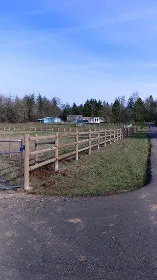 Split rail fence - Vancouver, WA - DJ Fence Service