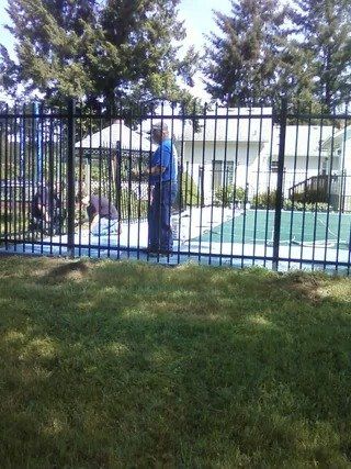 Iron fence installation - Vancouver, WA - DJ Fence Service