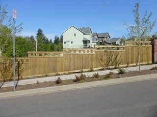 Residential wood fence - Vancouver, WA - DJ Fence Service