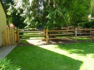 Wooden fence on rural property - Vancouver, WA - DJ Fence Service