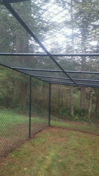 Black chain link cover - Vancouver, WA - DJ Fence Service
