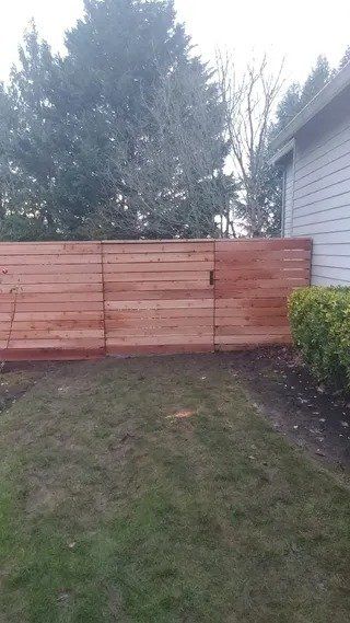 Horizontal fence - Vancouver, WA - DJ Fence Service