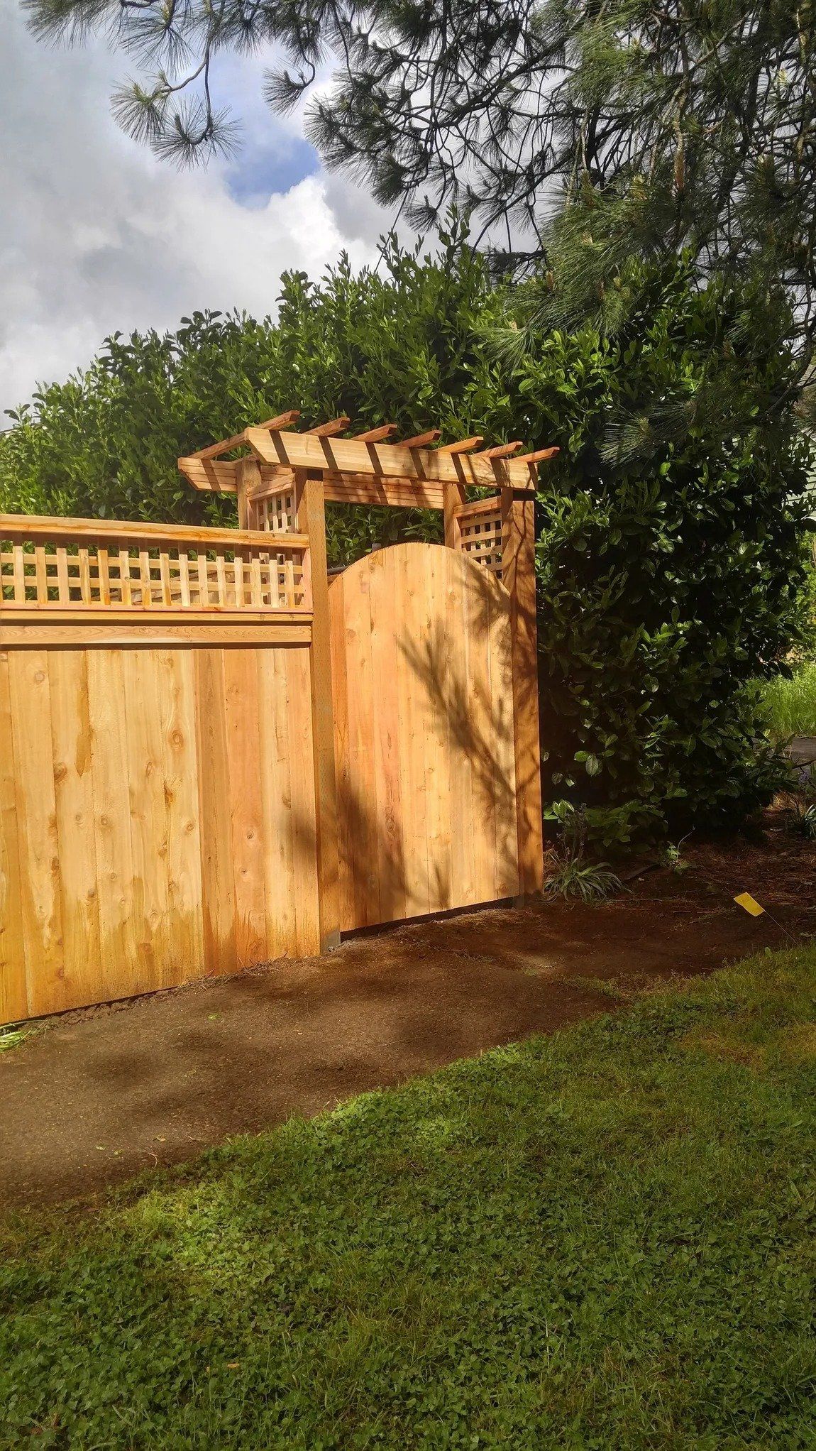 Square lattice top - Vancouver, WA - DJ Fence Service