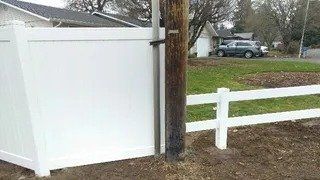 White vinyl - Vancouver, WA - DJ Fence Service