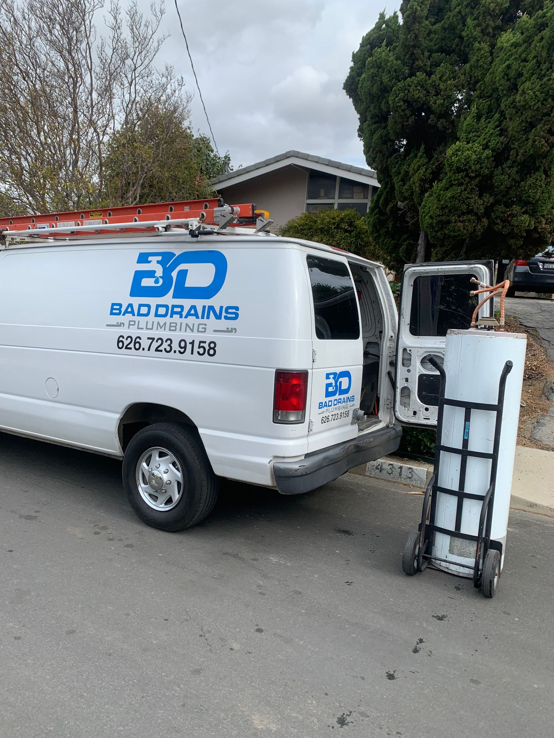 White van with 
