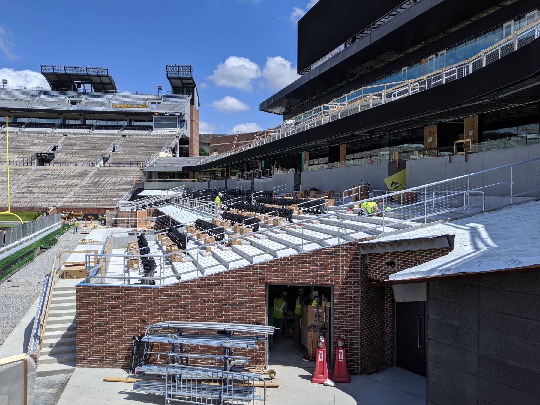Mizzou Stadium Clear Anodized from Architectural Metals