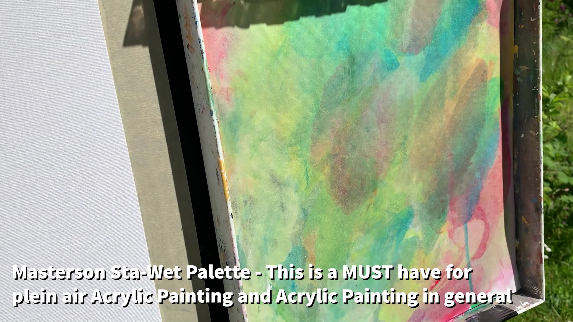 masterson sta-wet palette for acrylic painting