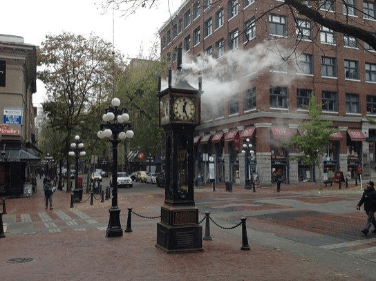 steam clock in gastown