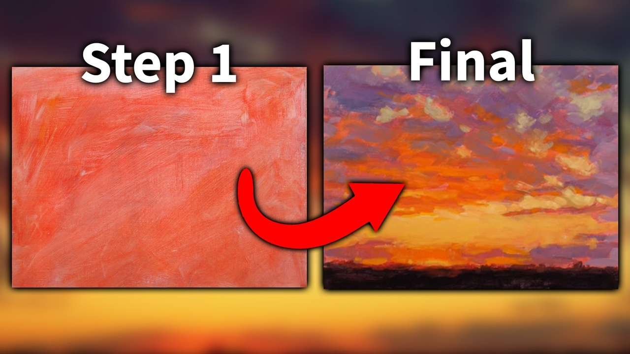 How to Paint Clouds StepByStep Acrylic University