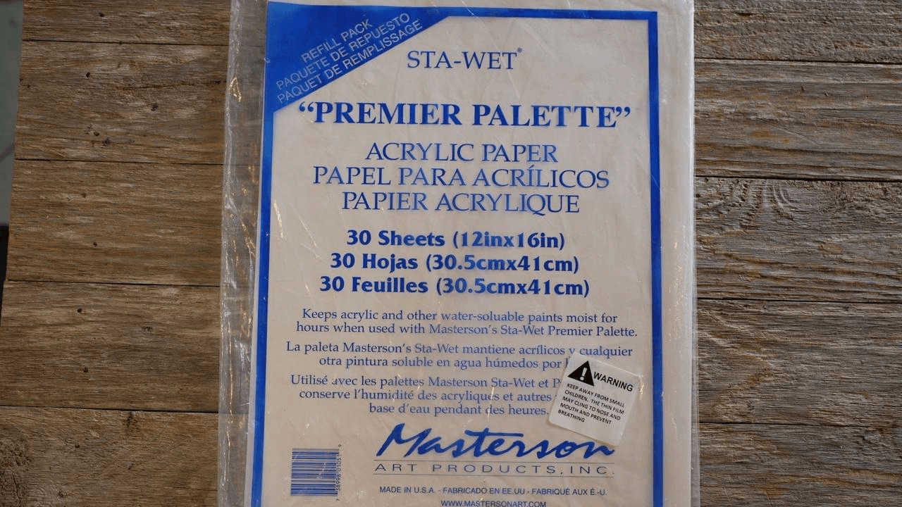 sta-wet acrylic paper