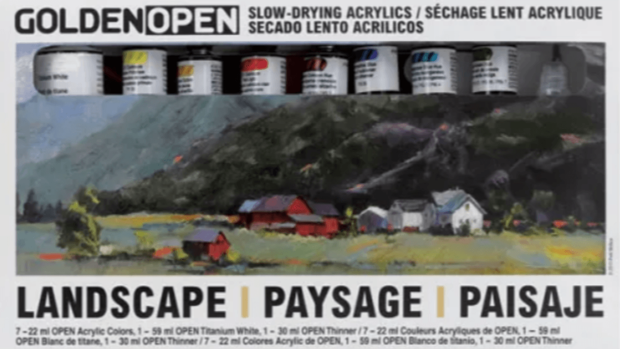 Golden Open Acrylics Suitable For Landscape Painting?