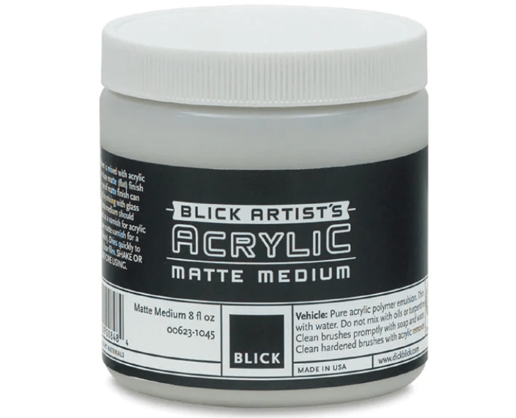 blick artists acrylic matte medium