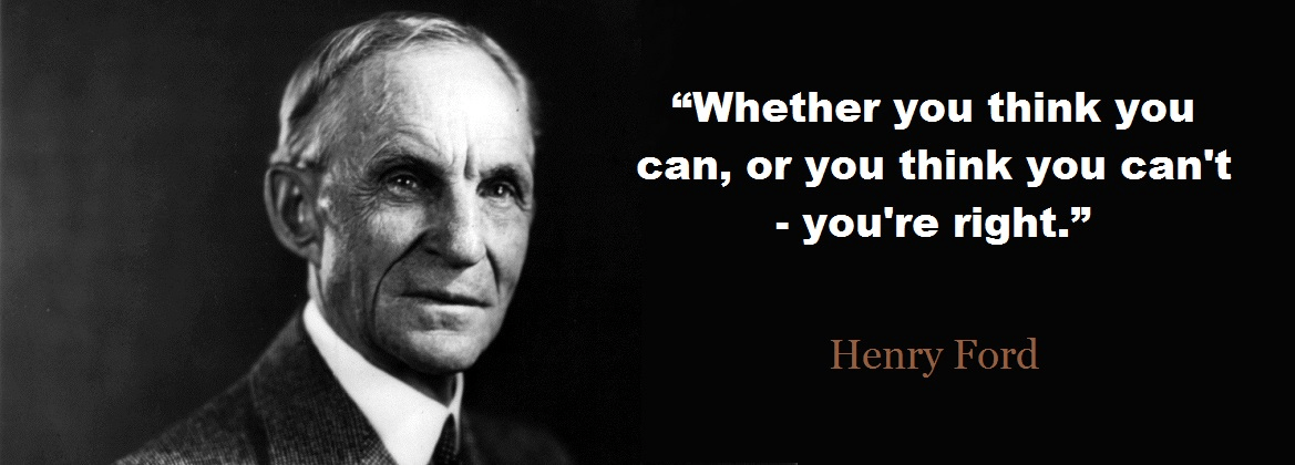 headshot of Henry Ford with quote