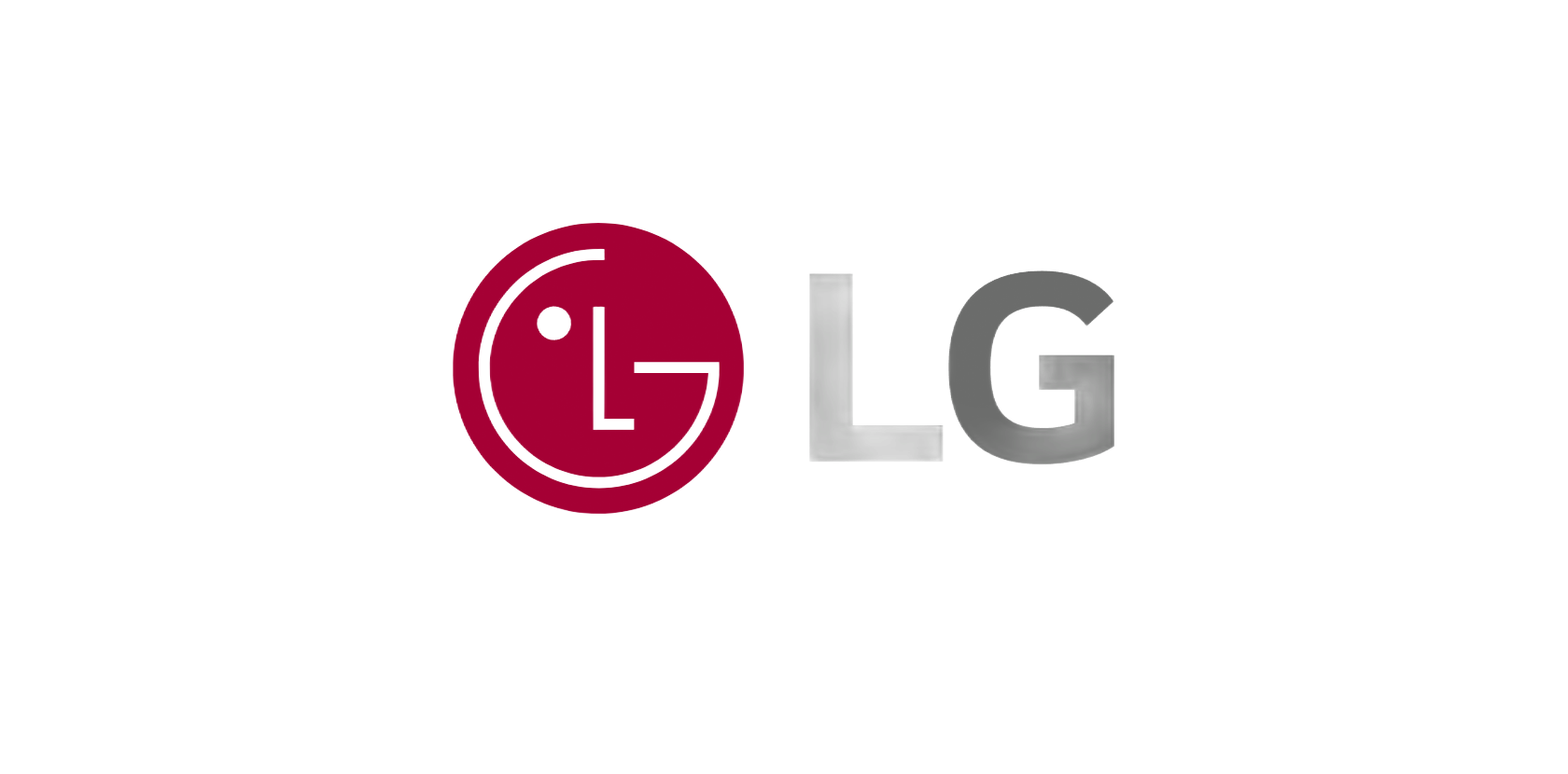 LG logo in red and gray on a white background
