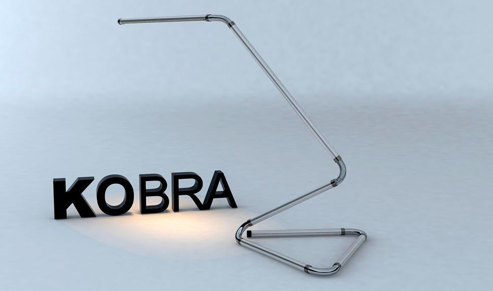 Schreibtischleuchte Kobra