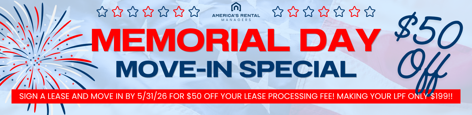 February Rental move-in special