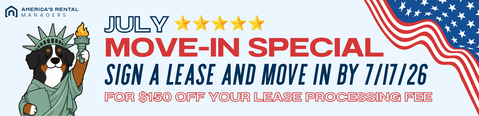 February Rental move-in special