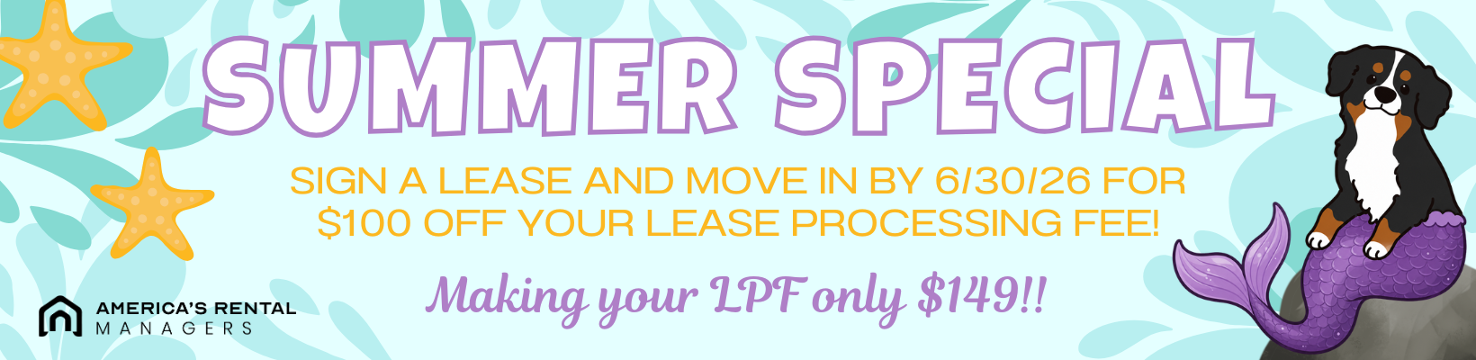 February Rental move-in special