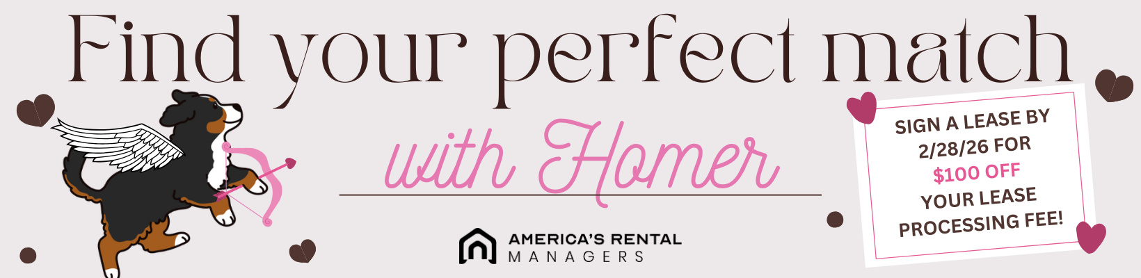 February Rental move-in special