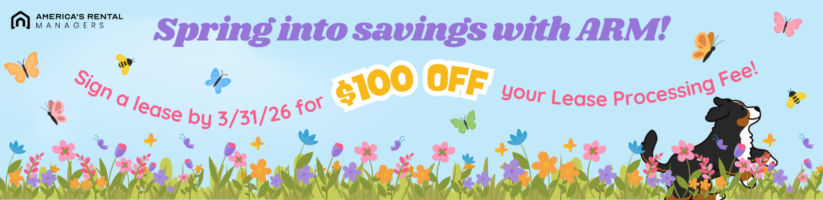 February Rental move-in special