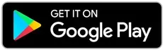 Google Play store button with a multi-colored triangular icon and the text 