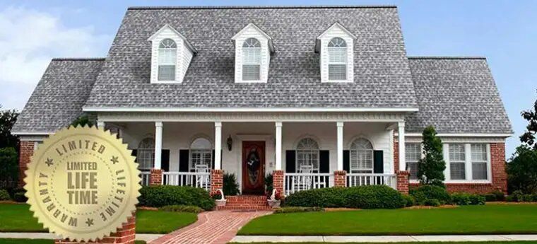 A large house with a limited lifetime warranty