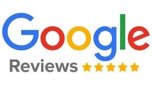 a google review logo with five stars