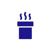 Wood burning stove icon