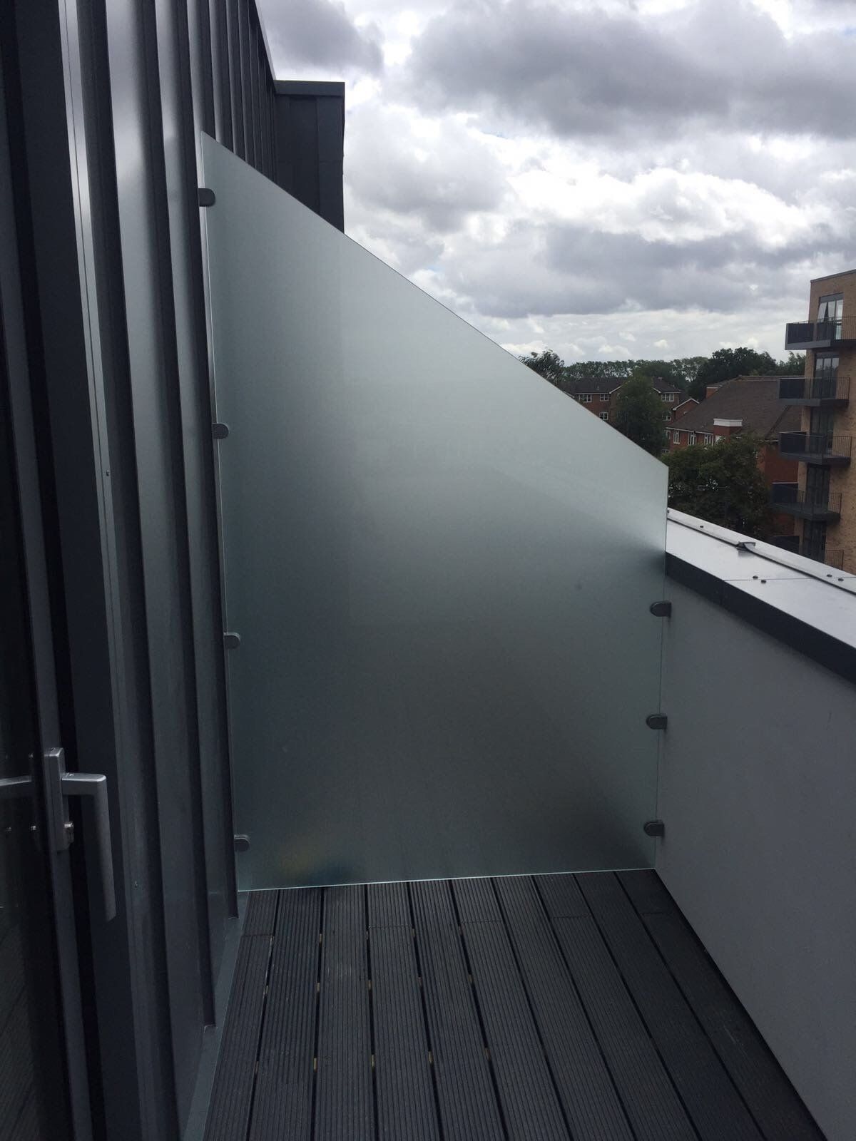 Customised glass balustrades