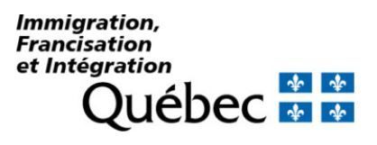 the logo for immigration , francisation and integration quebec