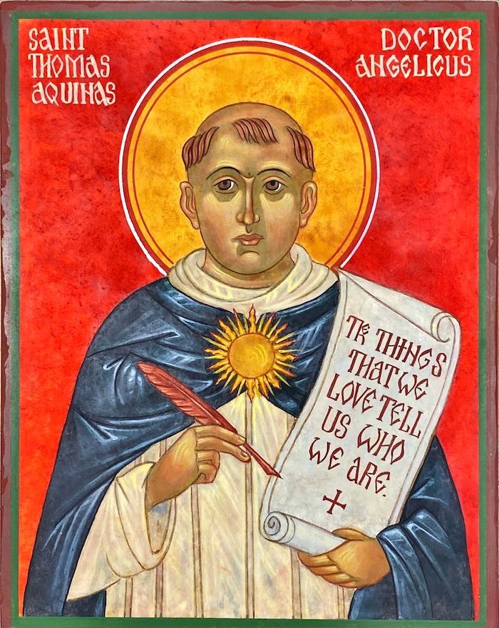 New Packet: Icon of St. Thomas Aquinas