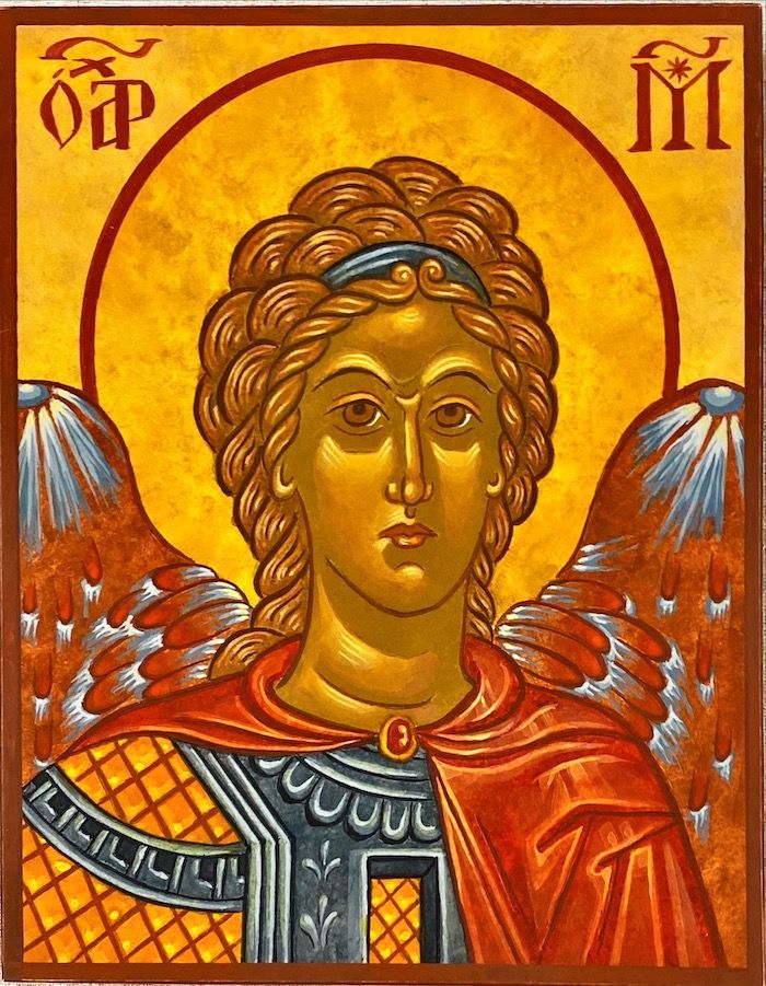 The Archangel Michael, Warrior icon