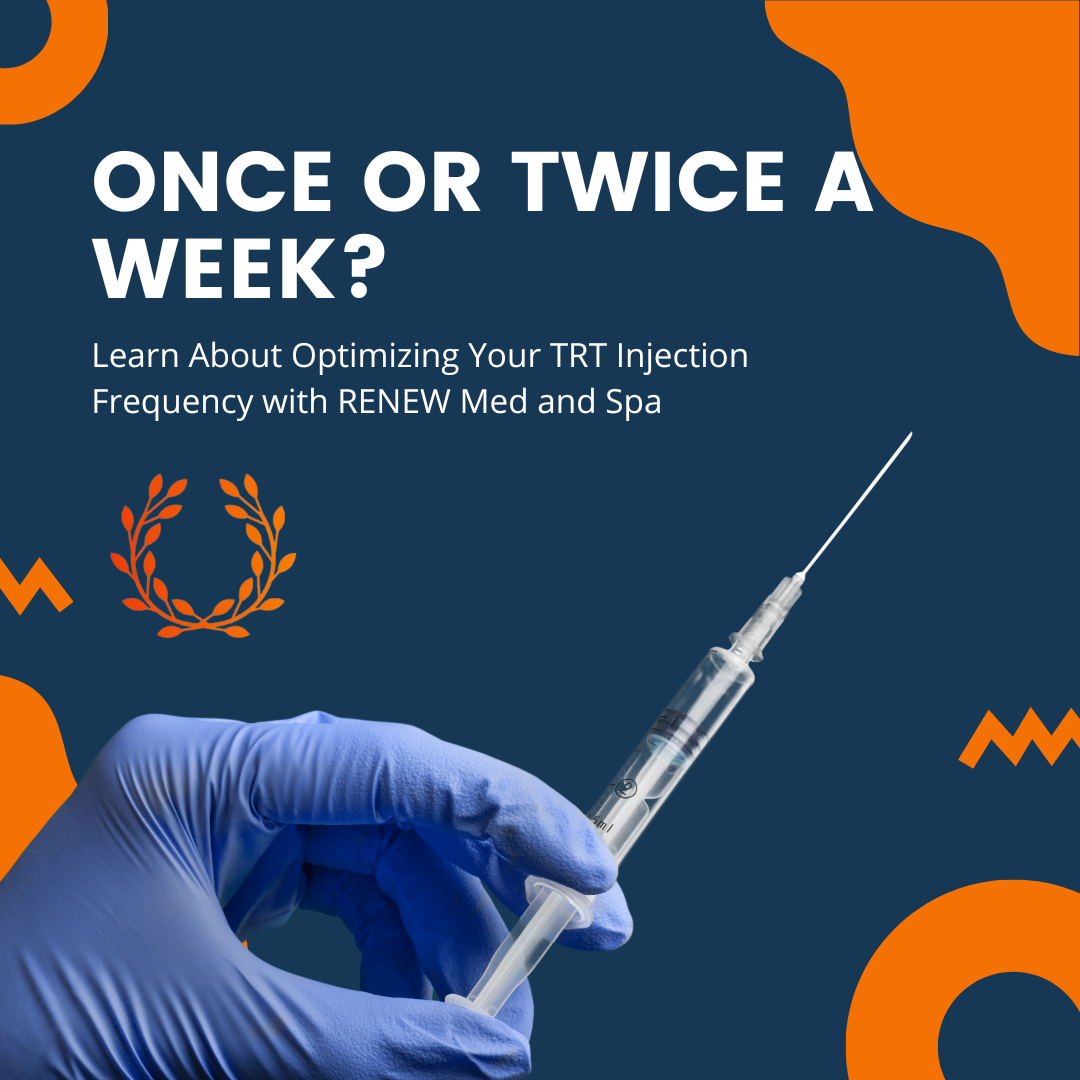 TRT injection frequency, testosterone replacement therapy once or twice a week, optimizing TRT sched