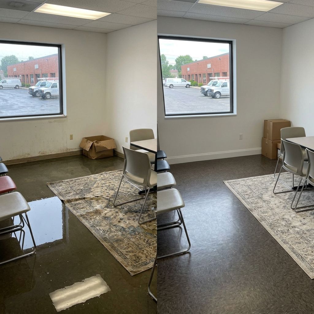 Before and after flood restoration Bristol P Before and after flood restoration Bristol P