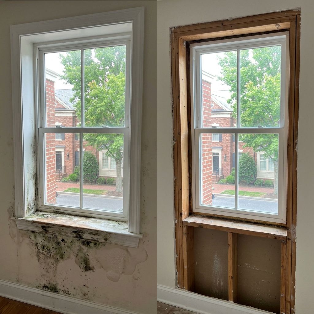Before and after mold remediation Moorestown NJ Before and after mold remediation Moorestown NJ