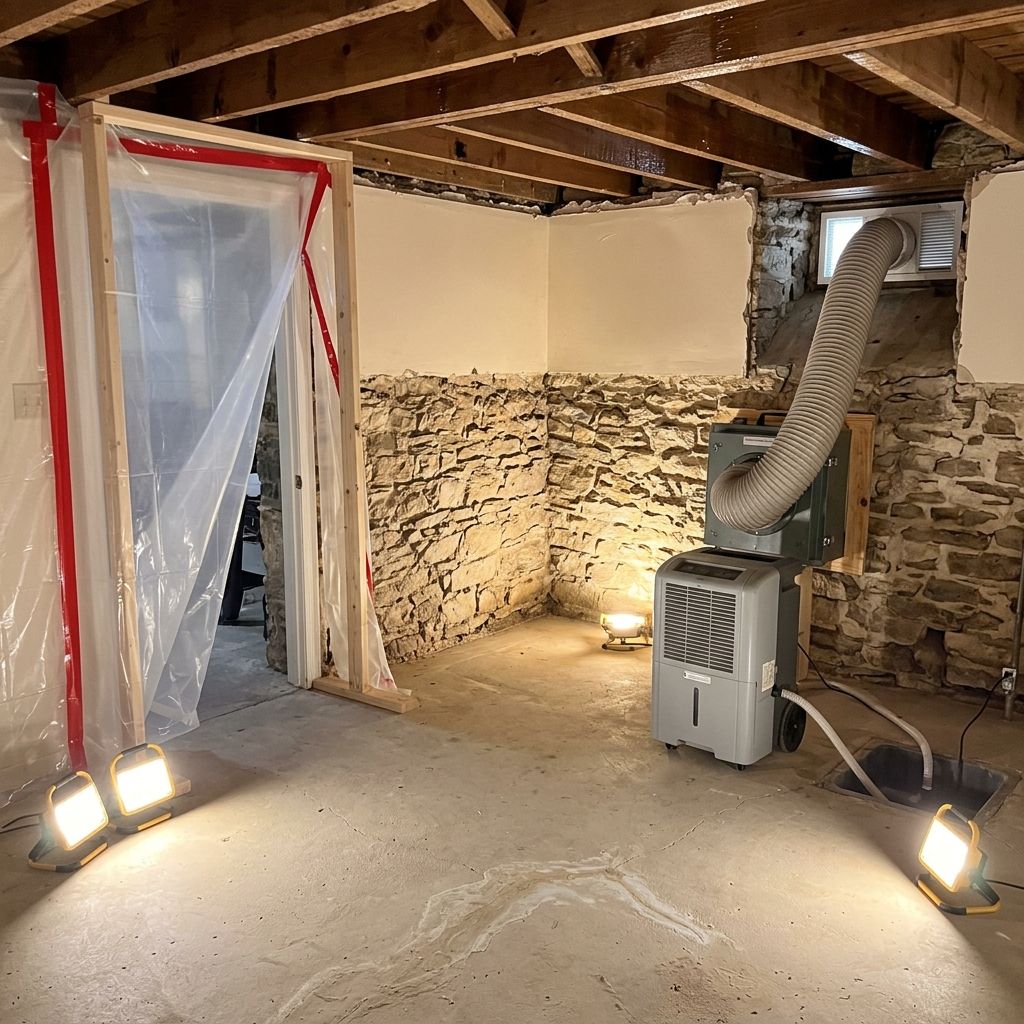 Mold-free restored office Doylestown PA