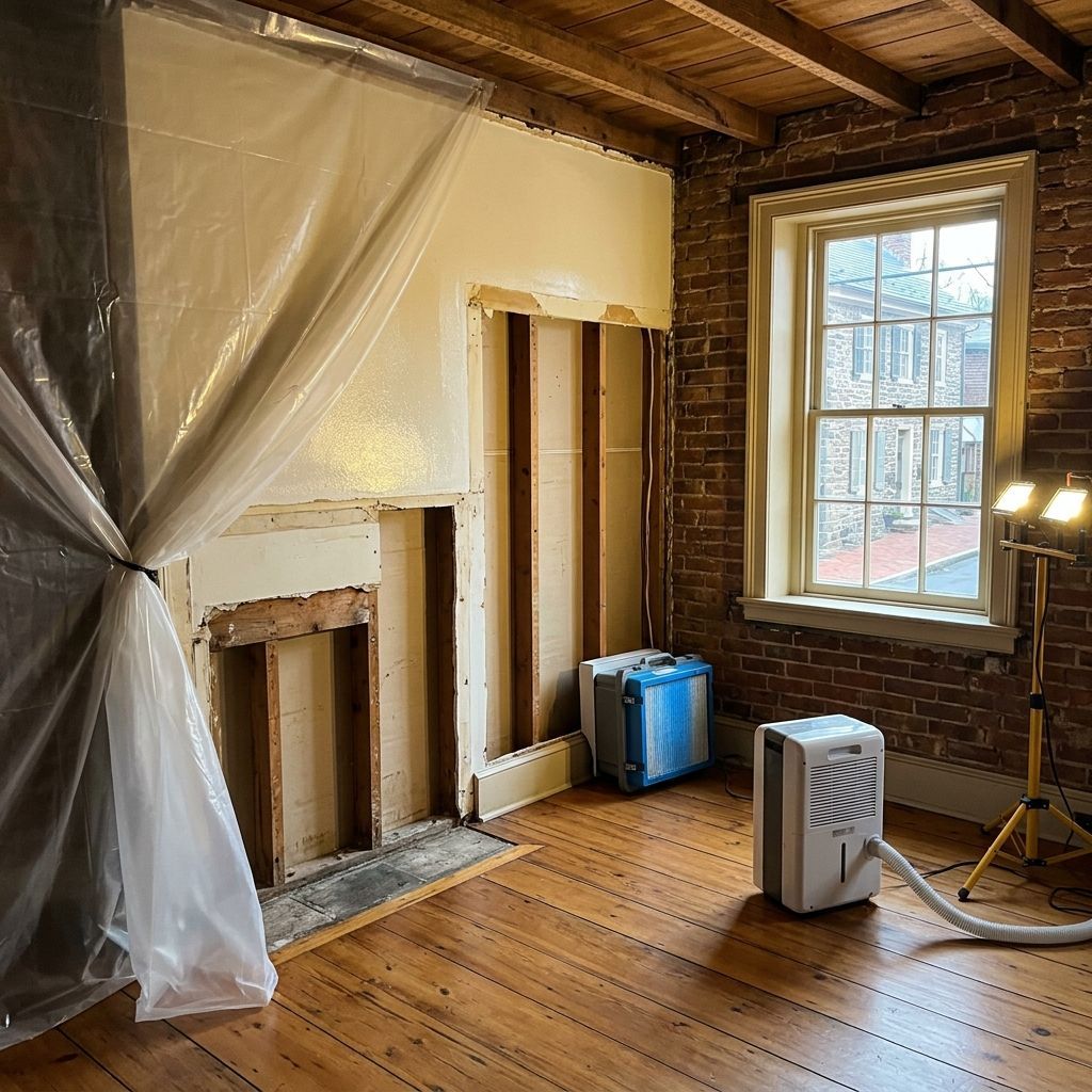 Mold-free restored office New Hope PA Mold-free restored office New Hope PA
