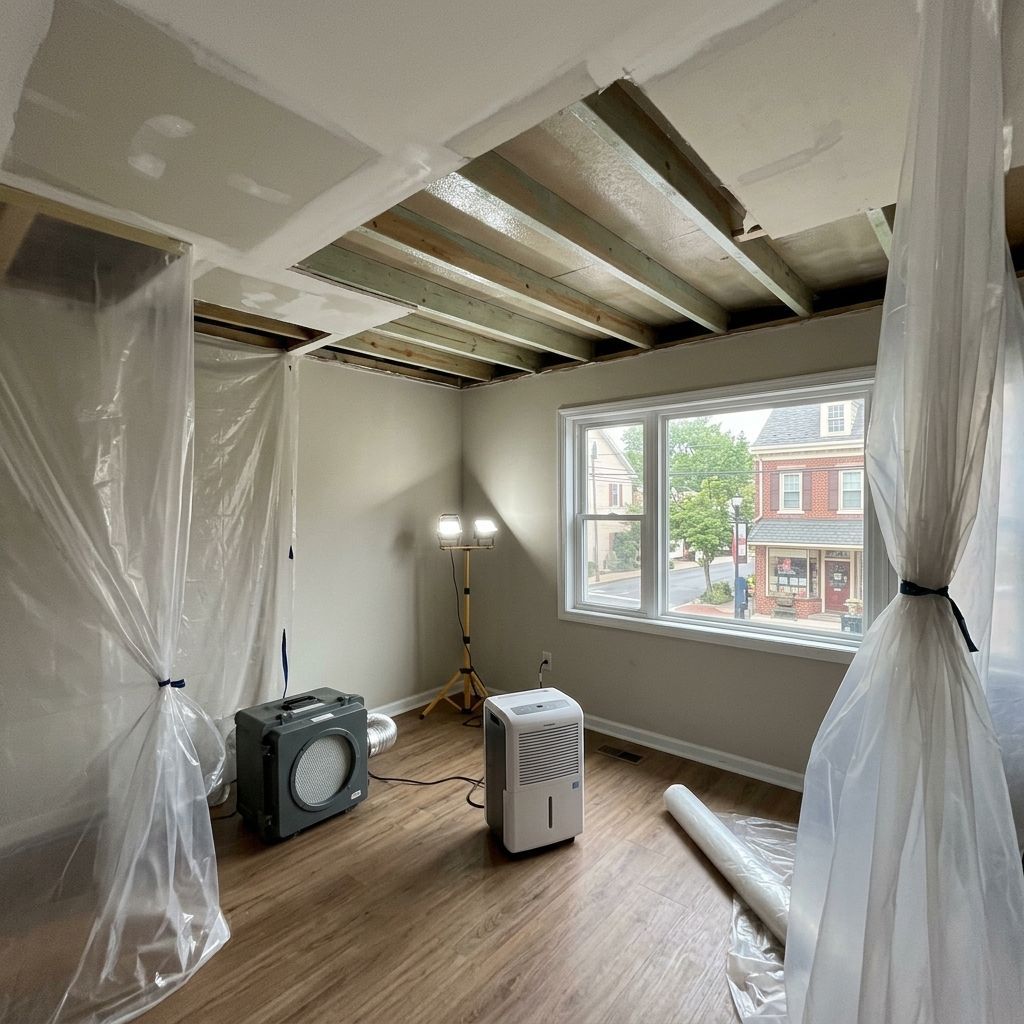 Mold-free restored office Perkasie PA Mold-free restored office Perkasie PA