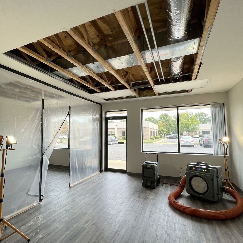 Mold-free restored office Warminster PA Mold-free restored office Warminster PA