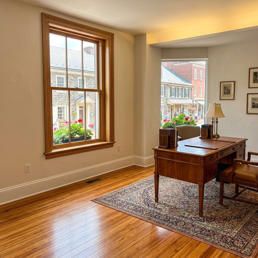Restored office after flood Doylestown PA