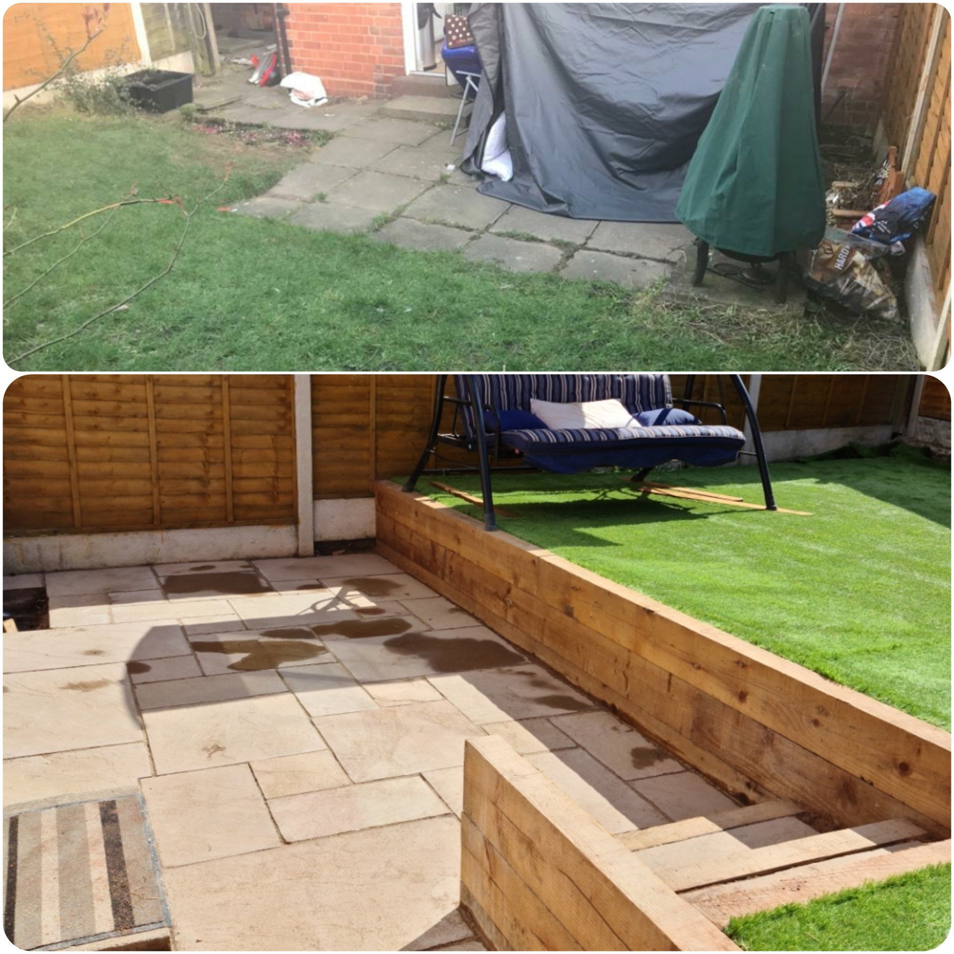 Garden makeover Oldbury