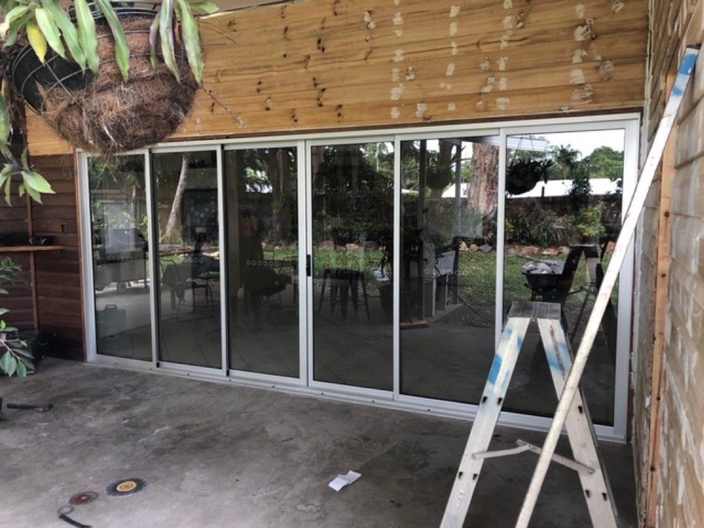 Stacker Doors — Glass & Aluminium in Smithfield, QLD