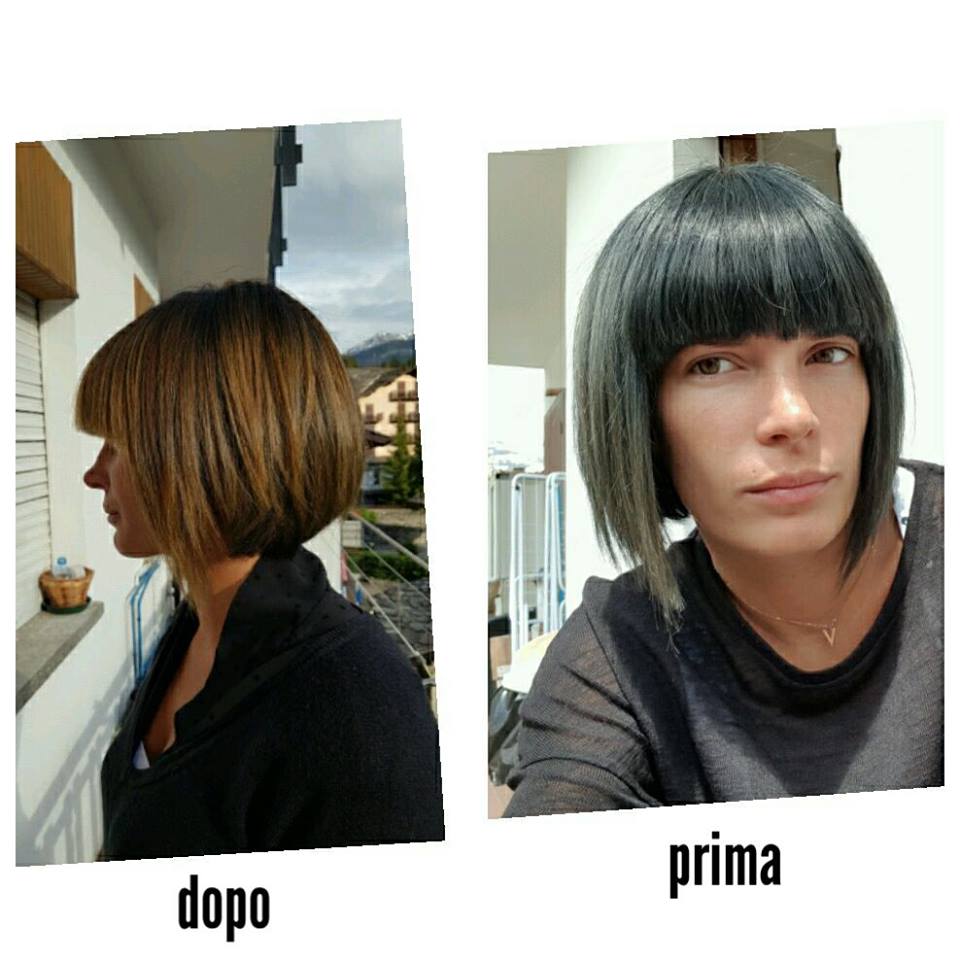 Colore capelli: prima e dopo