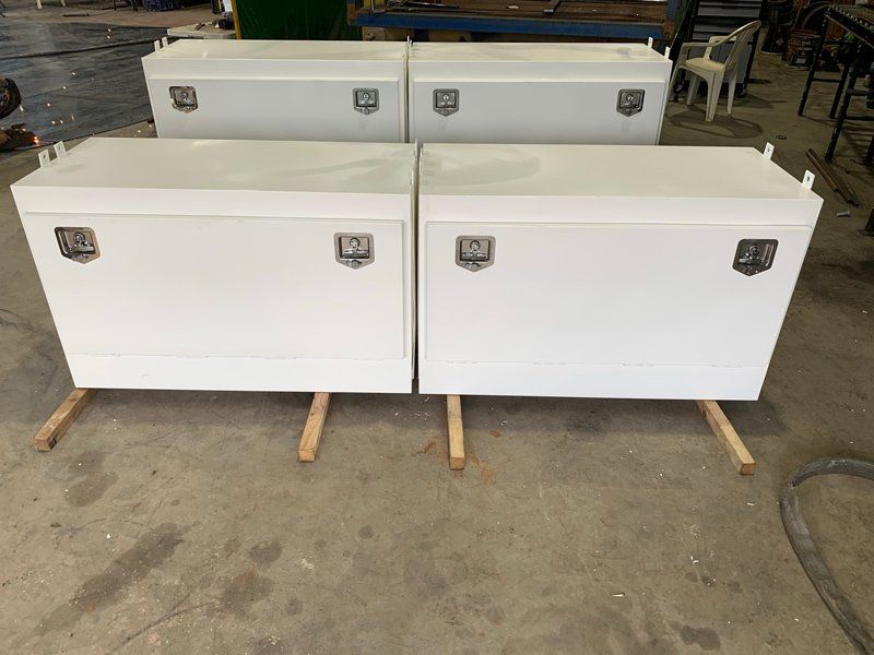 Four Steel Storage Box — Welders In Gilgandra, NSW