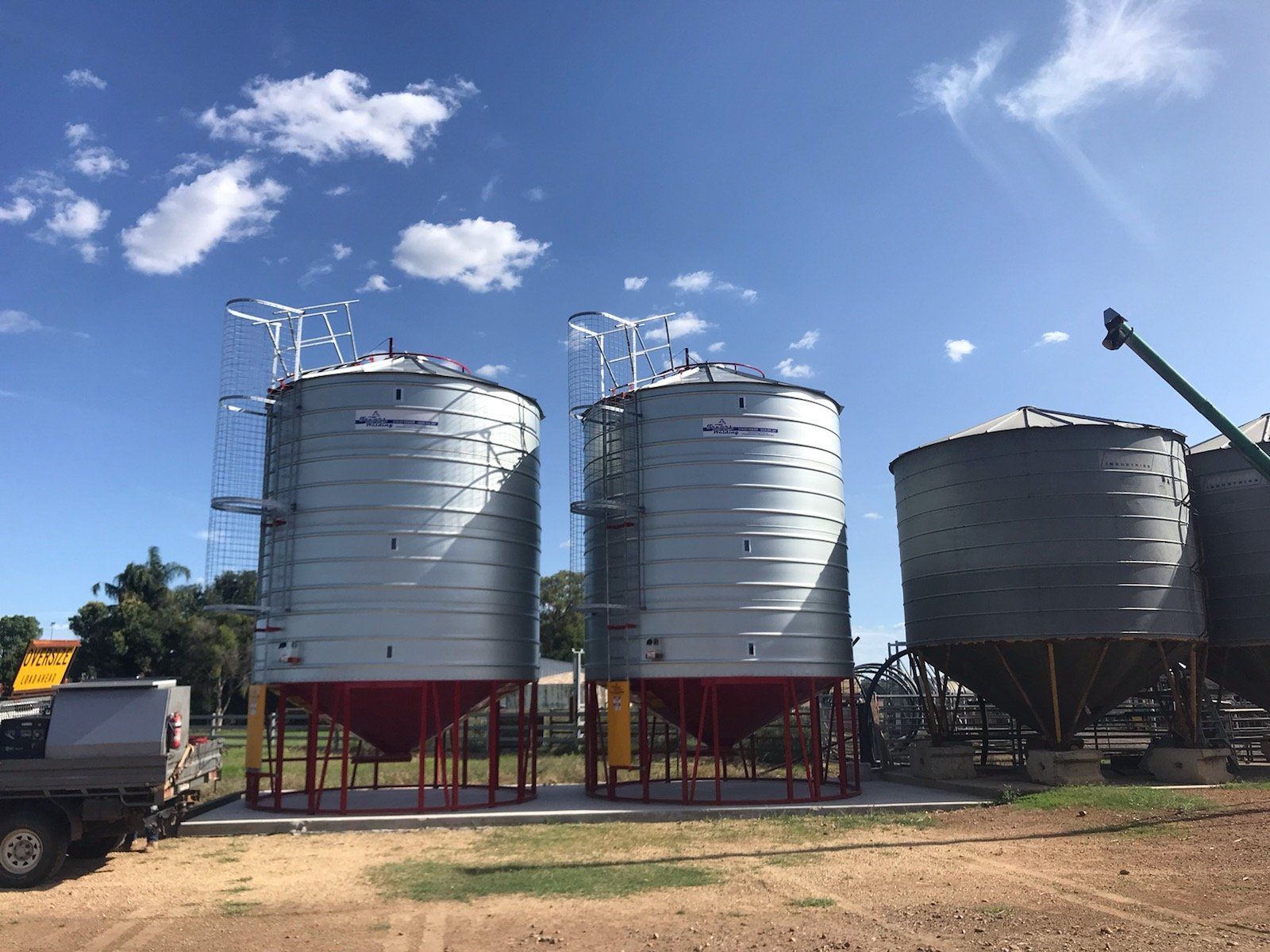 8 Raised Silos — Welders In Gilgandra, NSW