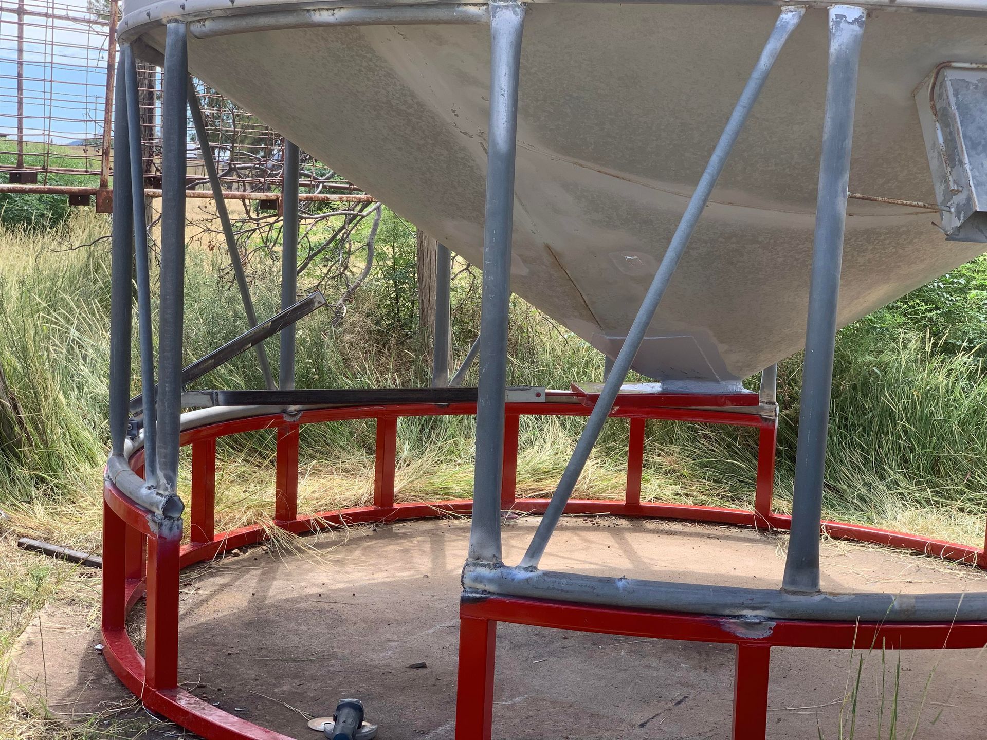 A Circular Structure With a Large Cone Shaped Object in the Middle — Welders In Gilgandra, NSW