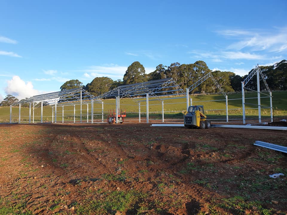 Steel Shed In Open Area — Welders In Gilgandra, NSW