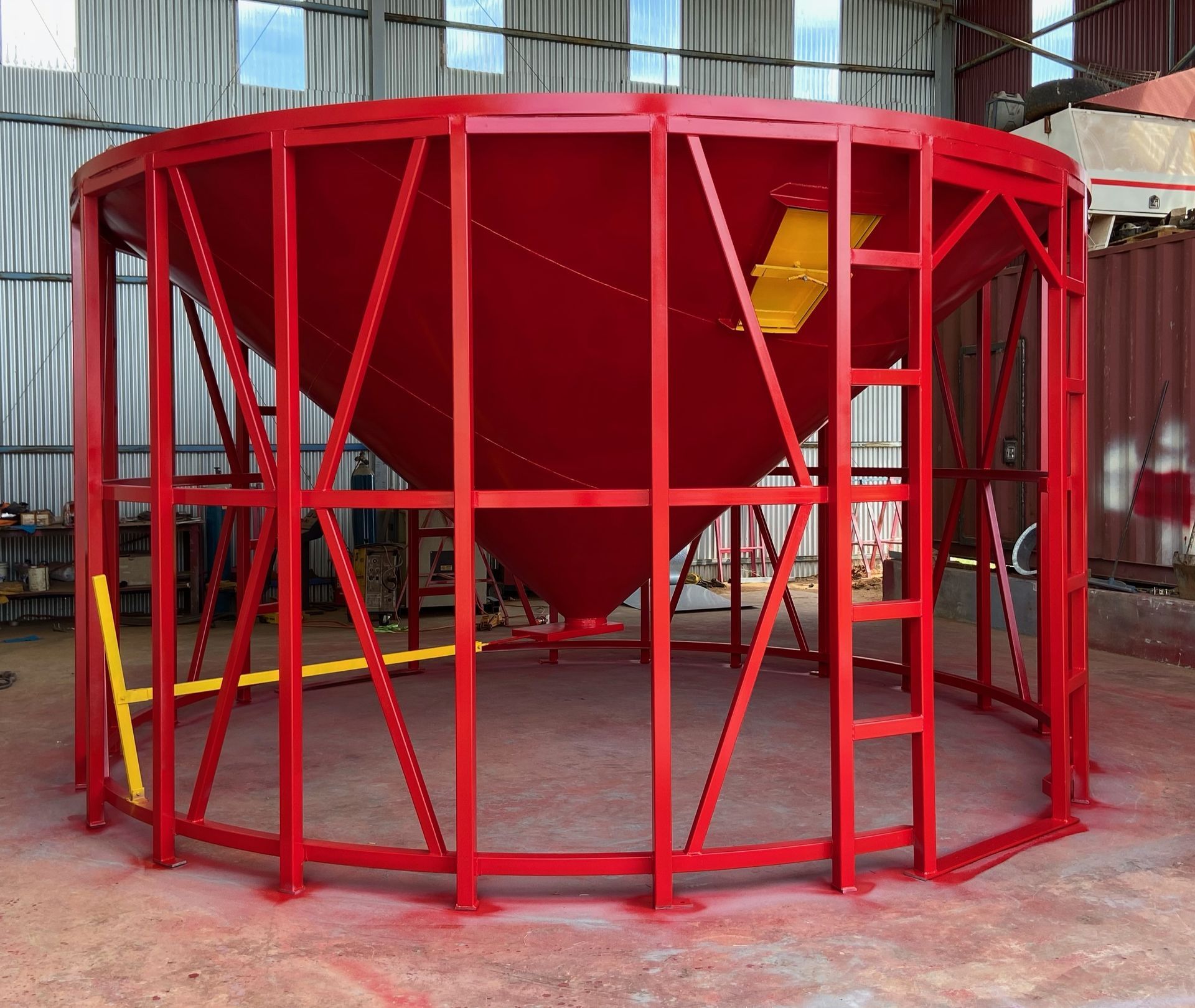 White Silo Base — Welders In Gilgandra, NSW