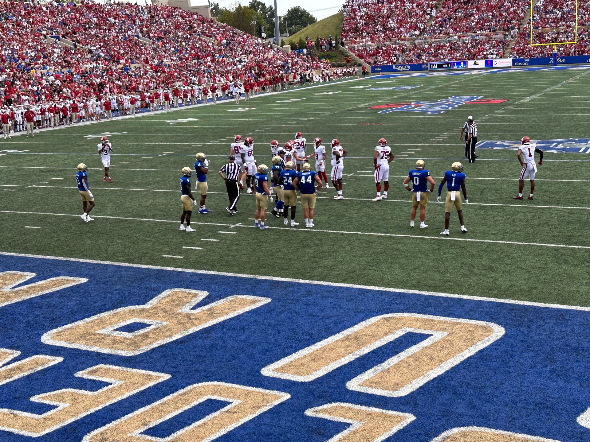Parking lot attendants assisting guests