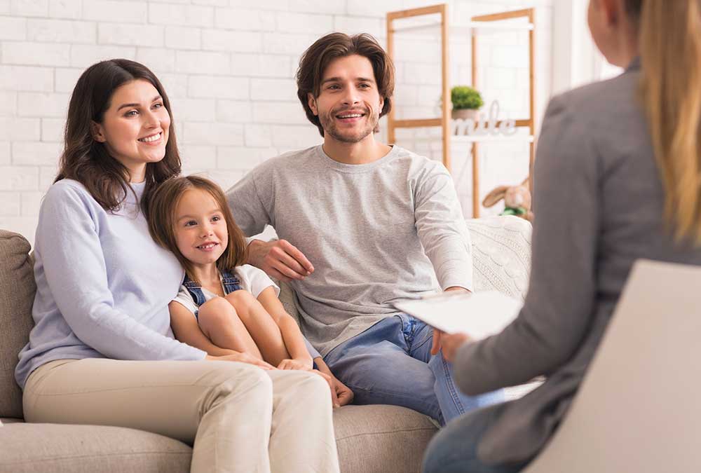 Parents with Their Daughter Listening to Therapist — Waterford, MI — Life Pathways Counseling and Coaching LLC